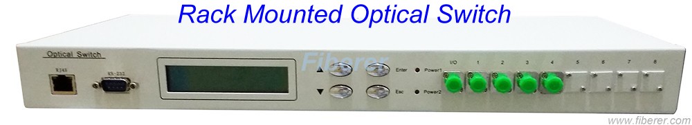 1x4 rackmount optical switch 